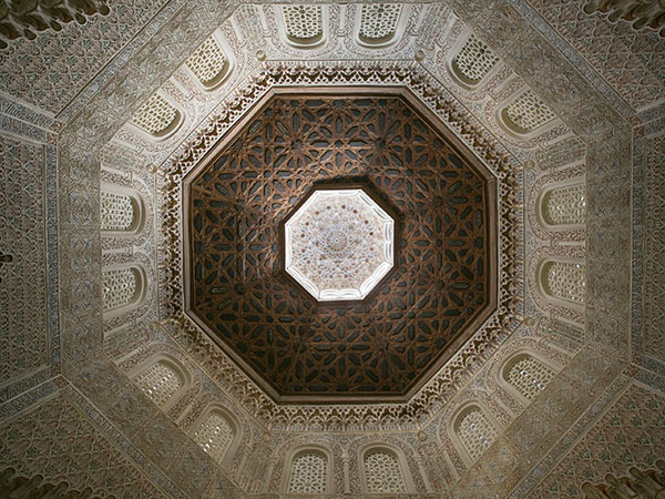 Zenithal view of the oratory with ceiling added during 19th century refurbishment