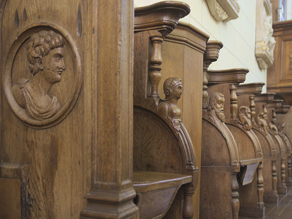 St. John the Baptist Collegiate Church, Montrésor, the wooden stalls